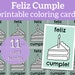 Feliz Cumpleaños Card Printable Spanish Birthday Cards 1-10 Years Old ...