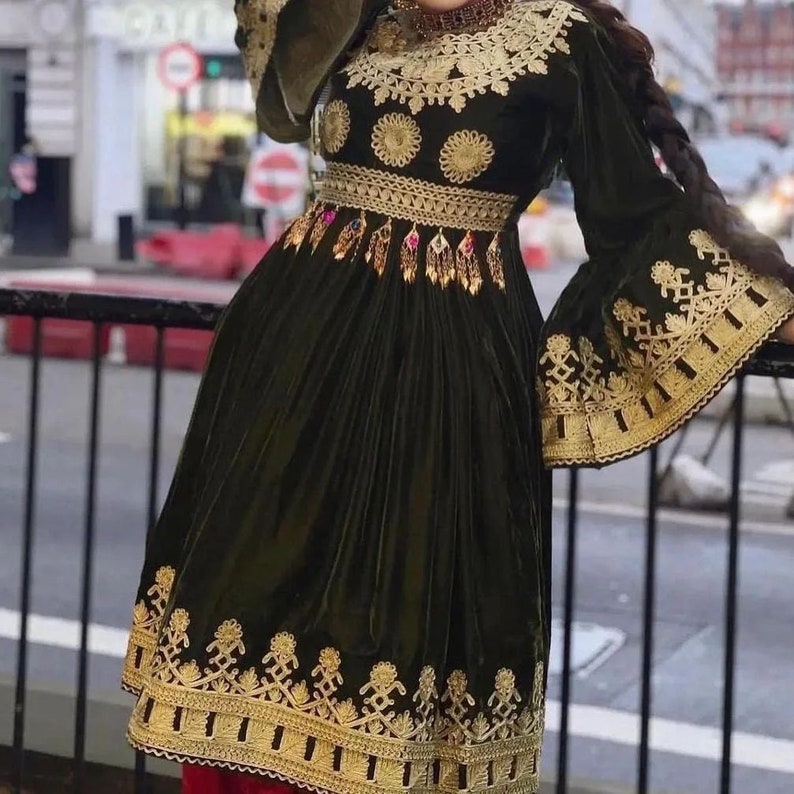 Afghan Kochi Handmade Dress/clothes Full Embroidery Handwork Etsy