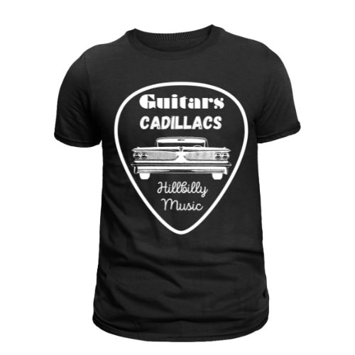 Guitars, Cadillacs, Hillbilly Music PNG File Sublimation Tshirt Design