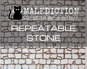 Repeatable Stone Pattern - SVG for Laser Engraving TTRPG Terrain