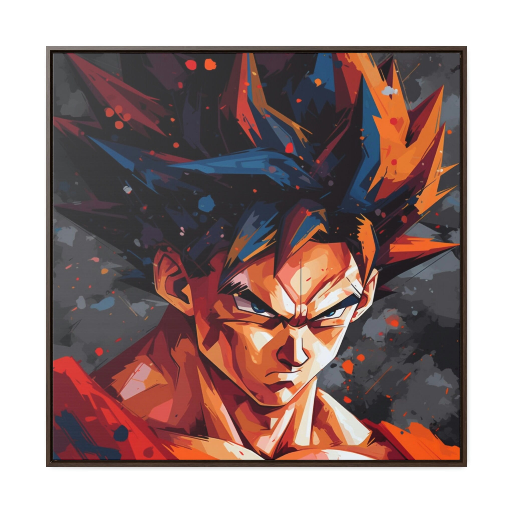 Goku | Gallery Canvas | Modern Art | Abstract Art - Etsy