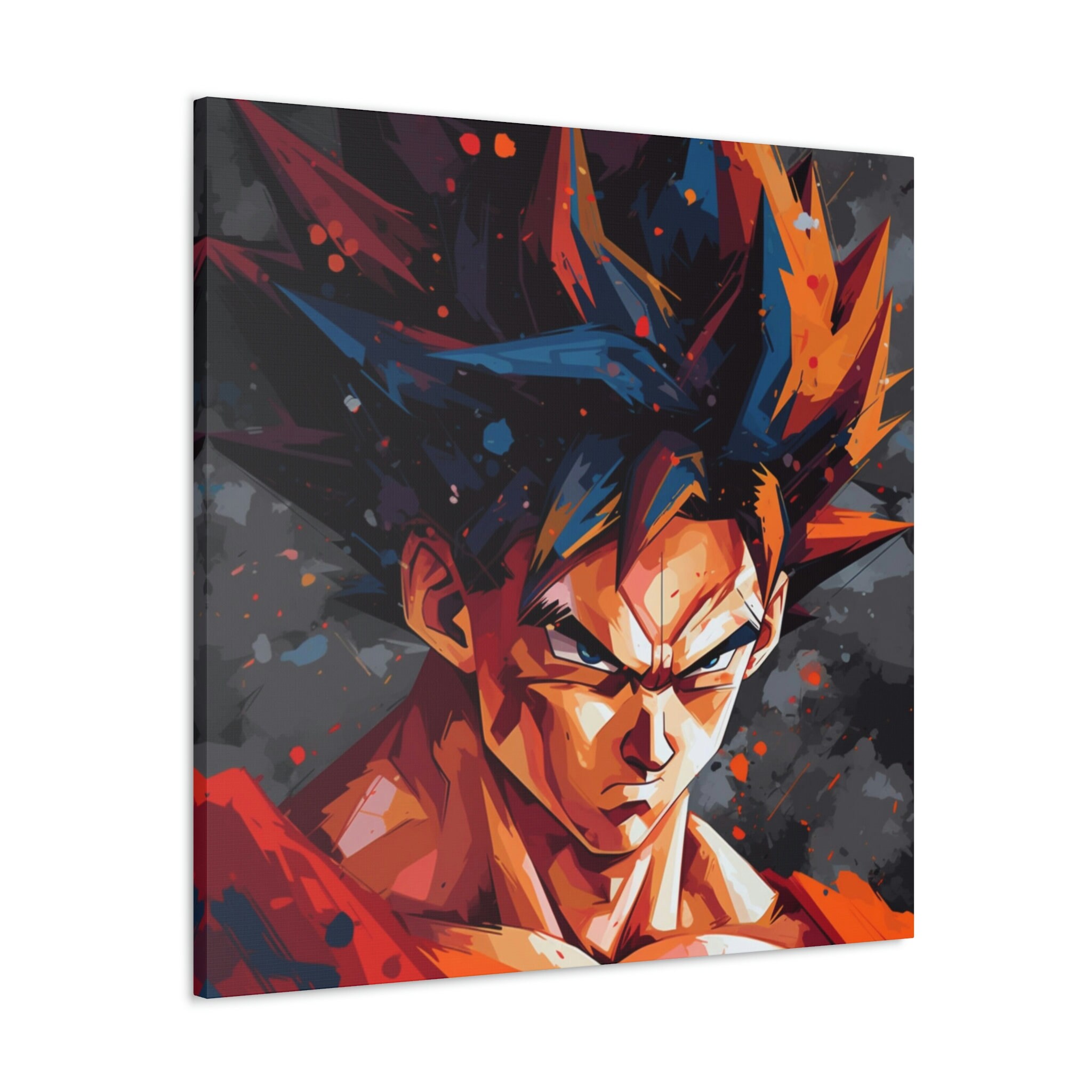Goku | Gallery Canvas | Modern Art | Abstract Art - Etsy