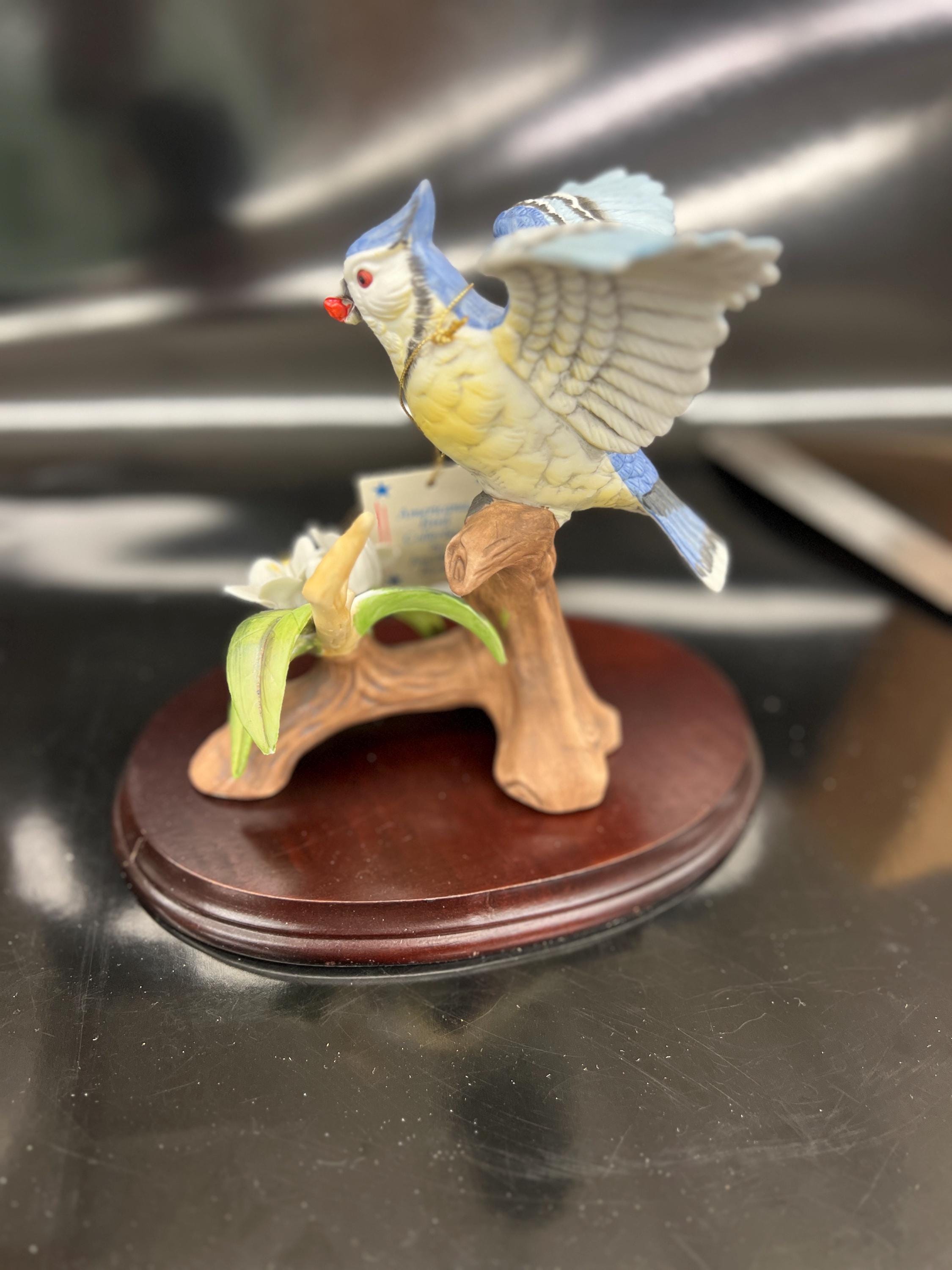 Blue jay music box - Etsy 日本