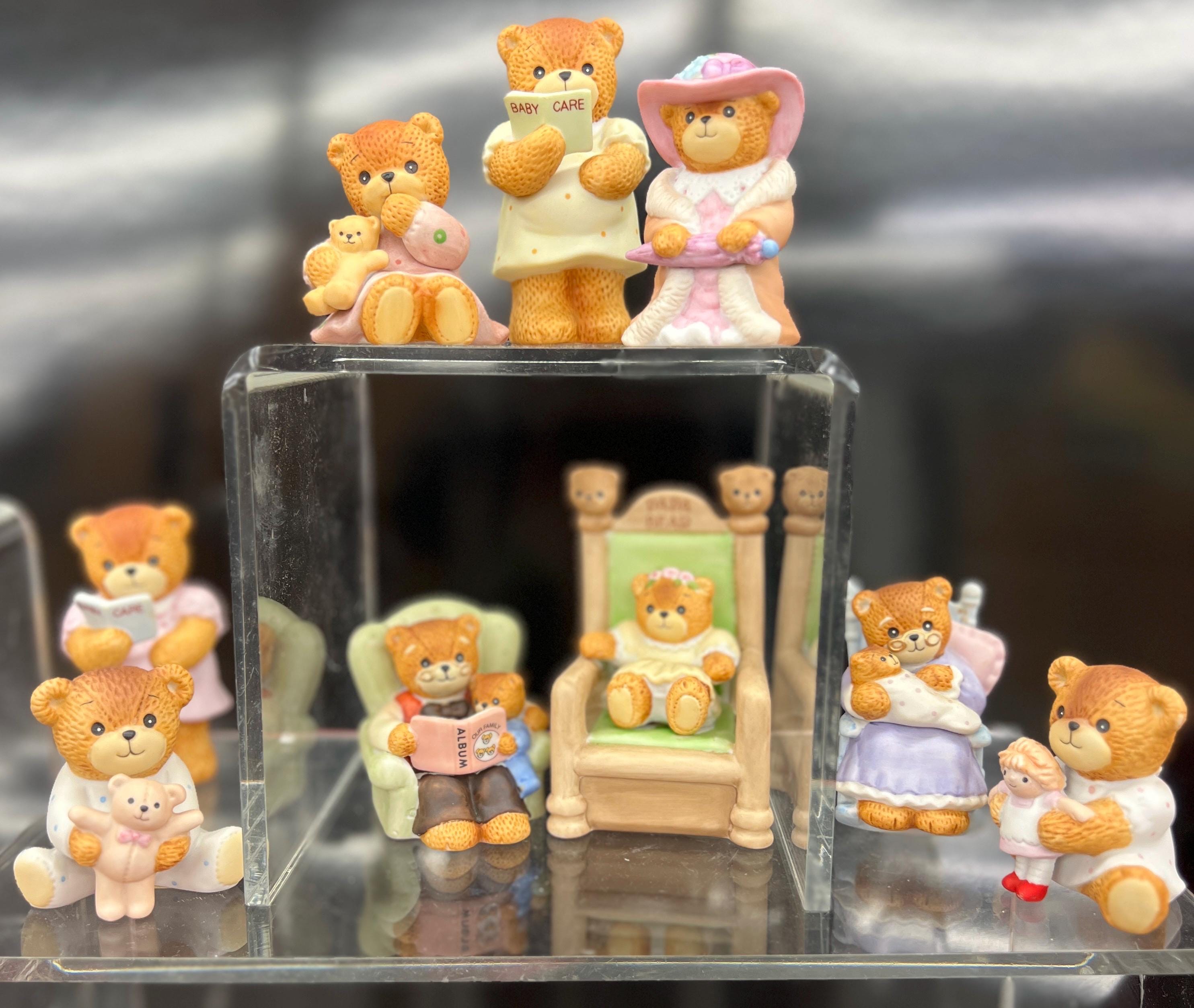 Teddybär Geschenke entzückendes Baby Geschenk von Enesco, Lucy und Ich, Porzellanfigur, neu, nie benutzt, vintage 80er Jahre Vintage Bear Family Figur