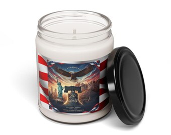 Candle 250 American Patriotic Eagle Statue of Liberty | Scented Soy 9oz