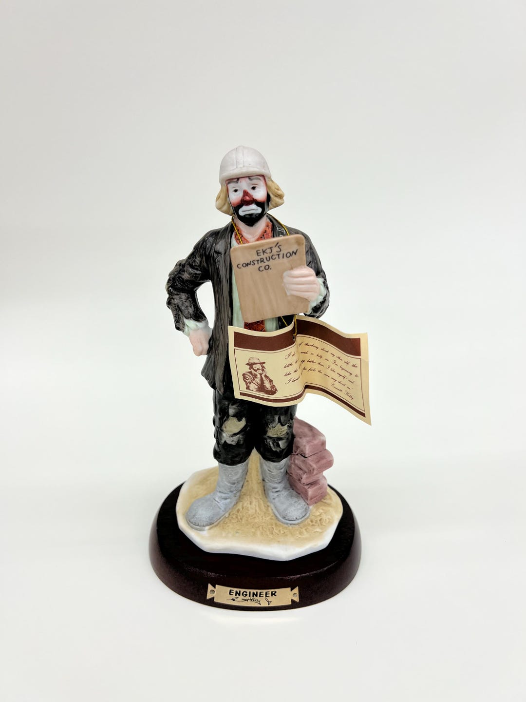 エメット　ケリー　オルゴール人形　ベンチ　ピエロ　Emmett Kelly Jr Emmett Kelly Jr LOT of 6 Original Clown Circus Collection
