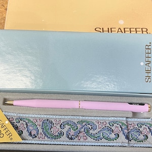 Stylo Sheaffer, tendance, stylo à bille de taille moyenne, Iris, stylo vintage des années 1980, tout neuf, jamais utilisé