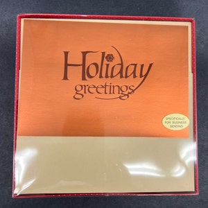 Tarjetas navideñas comerciales Saludos navideños Vintage años 80 20 tarjetas 21 Env. Hermosas tarjetas frustradas