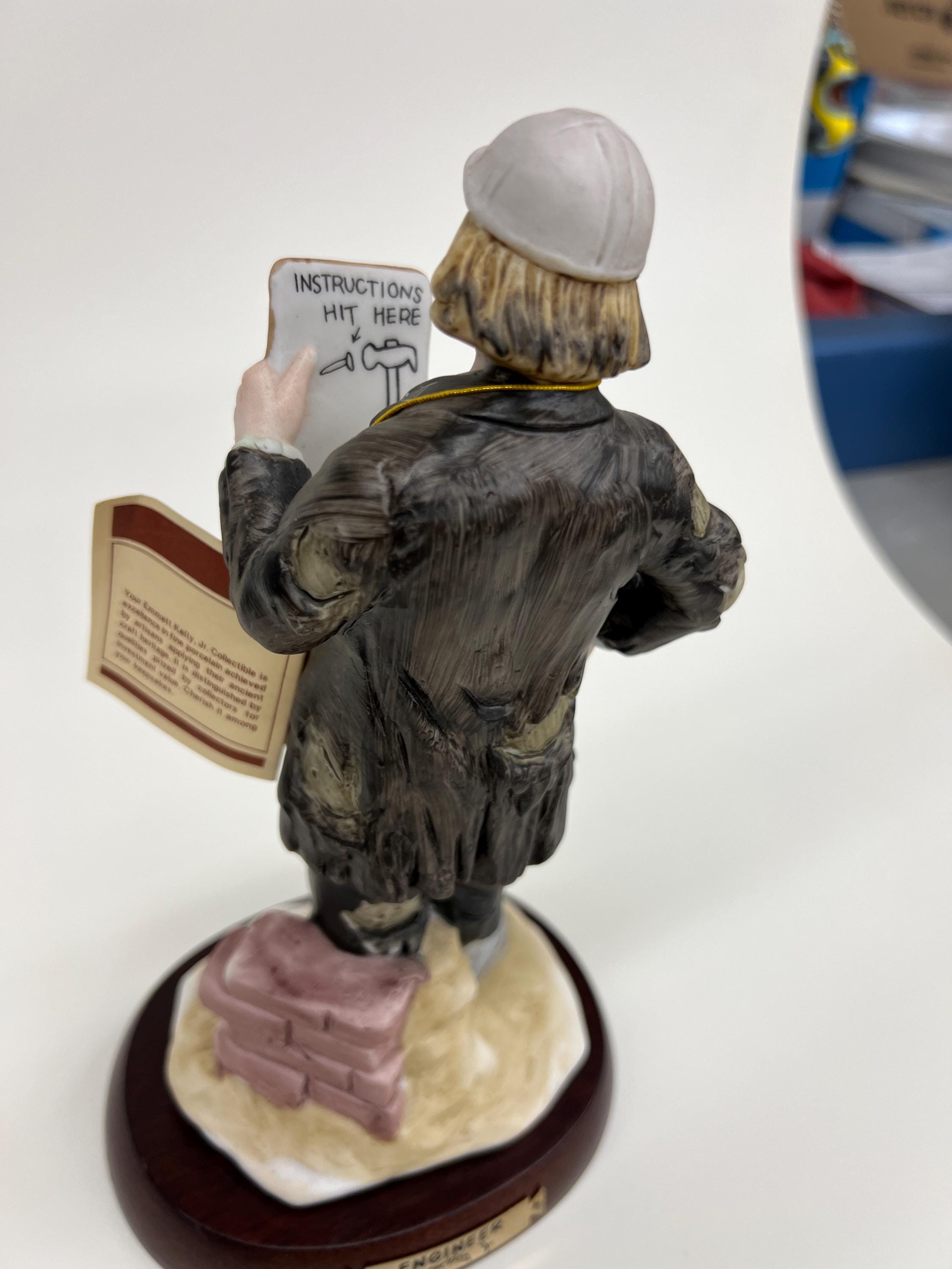 エメット　ケリー　オルゴール人形　ベンチ　ピエロ　Emmett Kelly Jr Emmett Kelly Jr LOT of 6 Original Clown Circus Collection