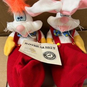 Zapatillas Roger Rabbit "Niño Grande", Adulto Grande y Adulto Mediano, Nuevas, ¿Quién engañó a Roger Rabbit?, Nunca usadas