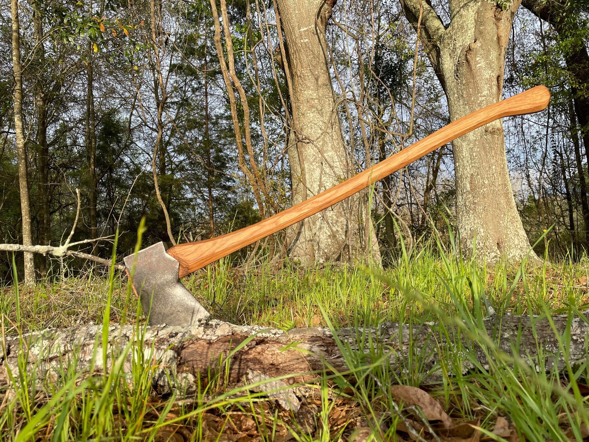 Axe With Octagon Handle Etsy