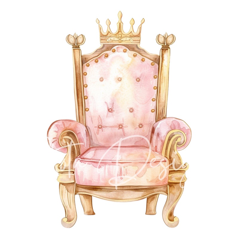 Pink Princess PNG Clipart Set, Fairytale Castle Carriage Graphics, Cute ...