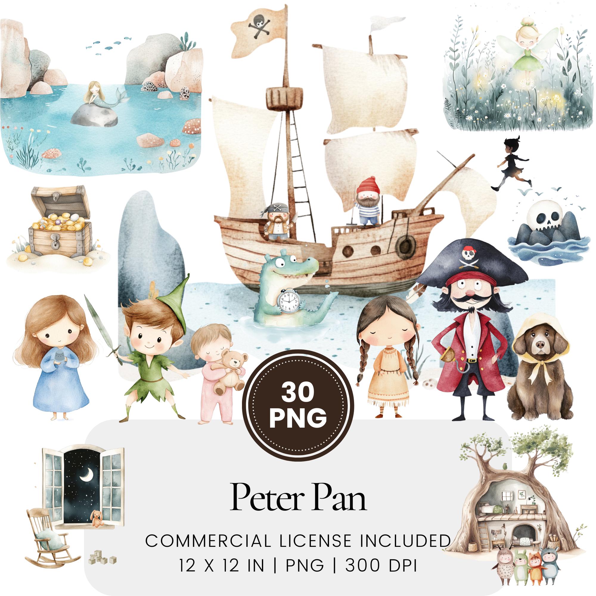Famosa Disney Peter Pan Lost Boys Pirate Crocodile TREEHOUSE