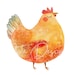 Watercolor Farm Animals Clipart Set With Pig Cow Sheep Chicken Duck ...
