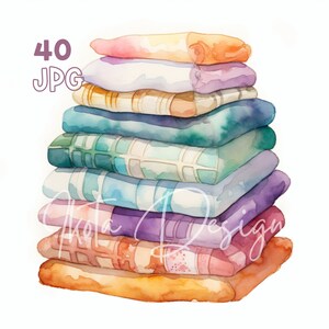 縫製キルト スタック クリップアート - 40 の高品質 JPG - デジタル プランナー、ジャンク ジャーナリング、水彩画、ウォール アート、商用利用、デジタル ダウンロード