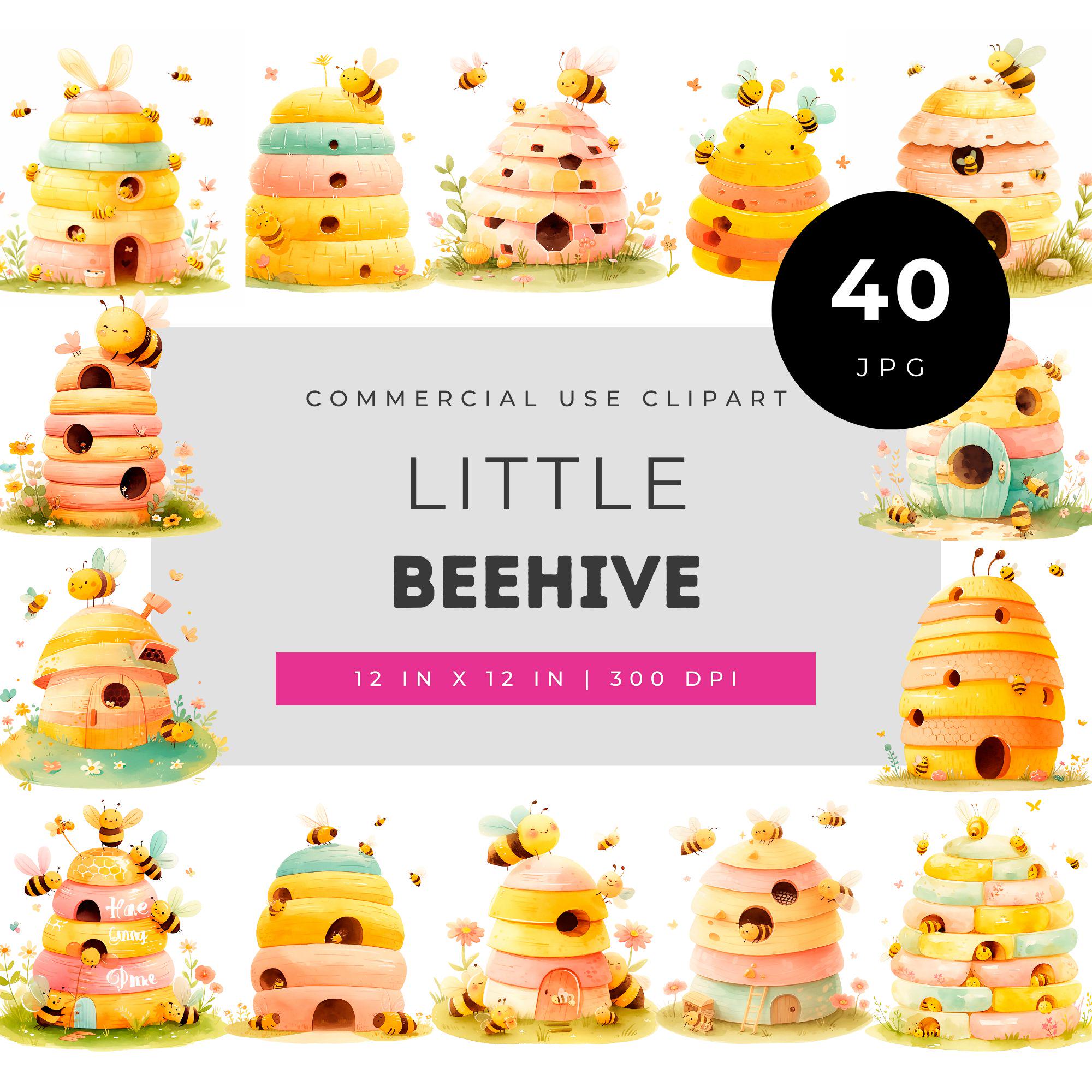 Cartoon Beehive Color