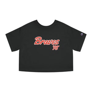 Morgan Wallen 98 Braves Champion Heritage cropped T-shirt voor dames