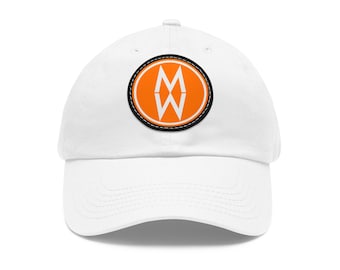 Morgan Wallen Logo Dad Hat with Leather Patch (Round)