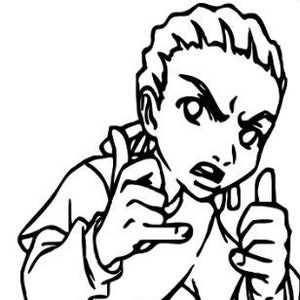 boondocks coloring book pages