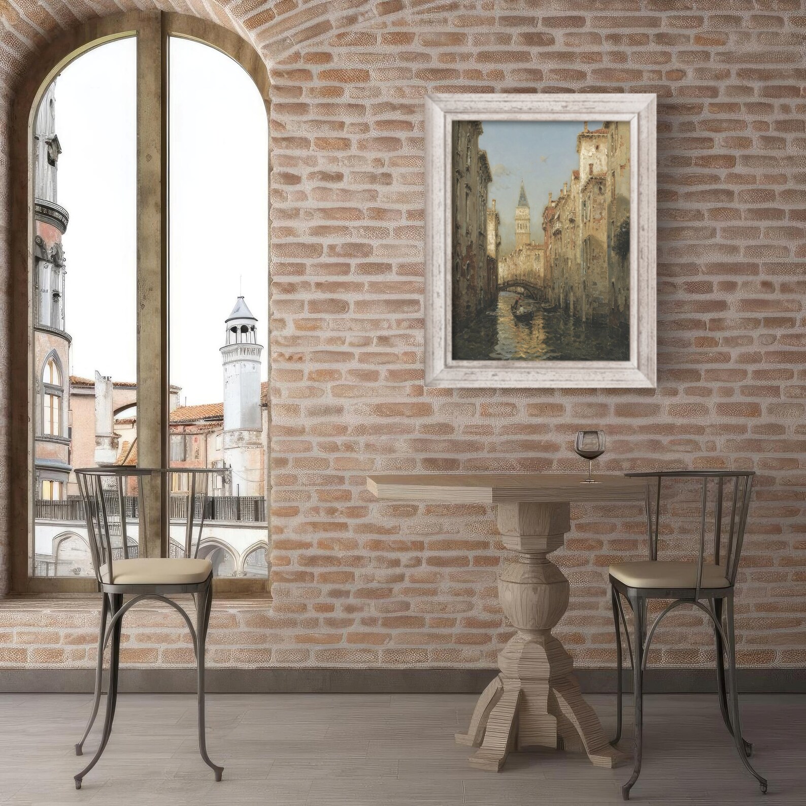 Printable Venice Art Print European Wall Art Venice Canal Painting Printable Digital Download E2 ...