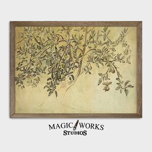 Apple Tree Art Print - Printable Apple Tree Print | Digital Download | Home Wall Art