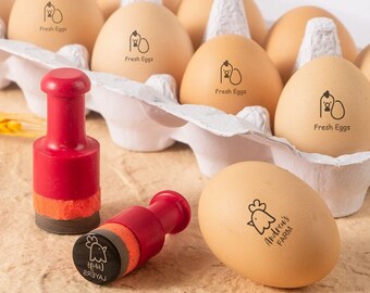 Custom Egg Stamp , Egg Stamp , Custom Egg Carton Stamp, Fresh Egg Stamp, Chicken Coop Egg Stamp, Personalized Egg Stamp, Egg，Stamp，Egg tray