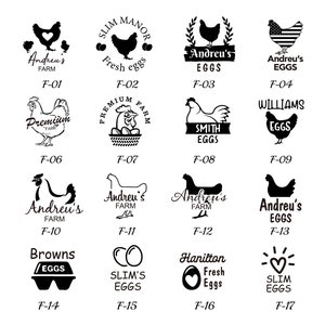 Custom Egg Stamp For Fresh Eggs Seal Farm Mini Egg Stamp Personalized Clear  Logo Labels For Fresh Eggs With Optional Patter Q8B9 - AliExpress