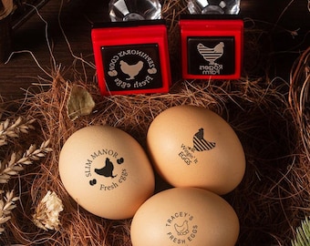 Personalised Egg Stamp | Custom Egg Stamp | Home Produce Stamp | Hens Egg Stamp | Egg Stamp | Farm Stamp | chicken gifts | Father&#39;s Day