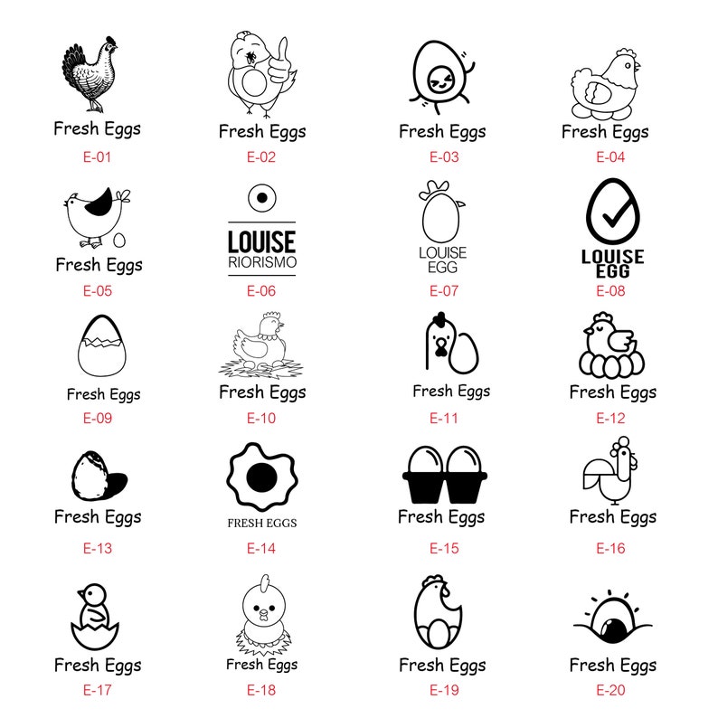 Custom Egg Stamp Personalized Rubber Egg Stamp Egg Stamp Mini Fresh Egg Stamps Egg Labels Personalized Chicken Gifts Chicken gifts image 3