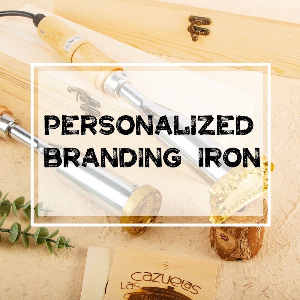 Leather Branding Iron Custom, Custom Branding Iron, Leather Stamp Branding  Iron, Wood Branding Iron, Personalized Logo Stamp for Leather 
