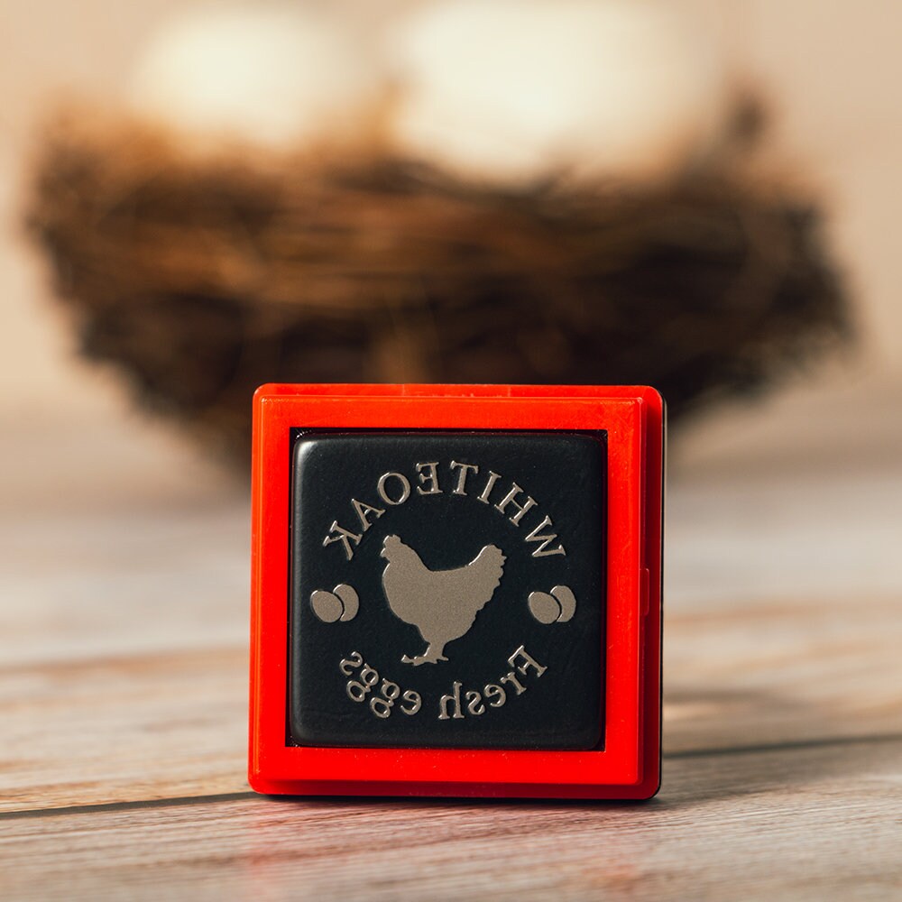 Custom Egg Stamp , Egg Stamp , Custom Egg Carton Stamp, Fresh Egg Stamp