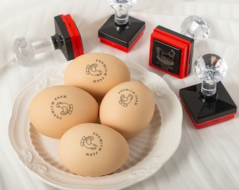 Custom Egg Stamp, Egg Stamp, Duck Egg Carton Stamp, Fresh Egg Stamp, Chicken Coop Egg Stamp, Personalized Egg Stamp, Egg，Stamp，Egg tray