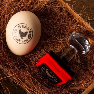 Custom Egg Stamp , Egg Stamp , easter , Fresh Egg Stamp, Chicken Coop Egg Stamp, Personalized Egg Stamp, with name，Egg tray