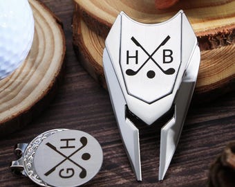 Custom Golf Gift Engraved Divot Tool Personalized Divot Tool Gift For Golfer Golf Ball Marker For Dad Company Anniversary Gifts Husband Gift