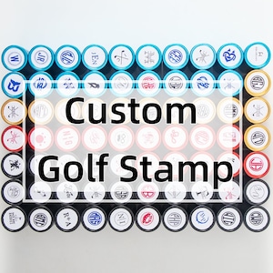 Timbro da golf personalizzato, timbro da golf personalizzato, timbro da golf, timbro personalizzato per palline da golf in acciaio inossidabile, regalo per la festa del papà, accessori da golf, inchiostro impermeabile