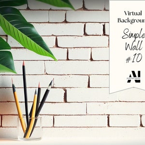Simple Wall Zoom Background #10 |Backdrop for Video Call | Zoom Home Office Background | Virtual Office | Zoom Backdrop | Stunning AI Images