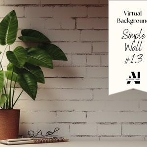 Simple Wall Zoom Background #13 |Backdrop for Video Call | Zoom Home Office Background | Virtual Office | Zoom Backdrop | Stunning AI Images