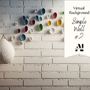 Simple Wall Zoom Background #2 | Backdrop for Video Call | Zoom Home Office Background | Virtual Office | Zoom Backdrop | Stunning AI Images