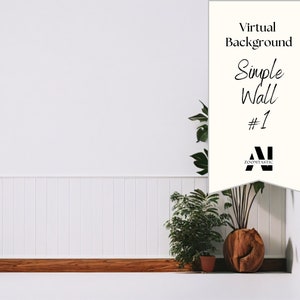 Simple Wall Zoom Background #1 | Backdrop for Video Call | Zoom Home Office Background | Virtual Office | Zoom Backdrop | Stunning AI Images