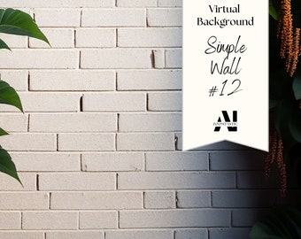 Simple Wall Zoom Background #12 |Backdrop for Video Call | Zoom Home Office Background | Virtual Office | Zoom Backdrop | Stunning AI Images
