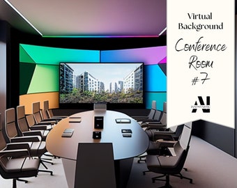 Zoom Background Conference Room #7 | Zoom Hotel Background | Zoom Home Office Background | Meeting | Zoom Backdrop | Stunning AI Images