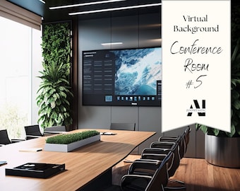 Zoom Background Conference Room #5 | Zoom Hotel Background | Zoom Home Office Background | Meeting | Zoom Backdrop | Stunning AI Images