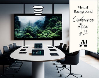 Zoom Background Conference Room #2 | Zoom Hotel Background | Zoom Home Office Background | Meeting | Zoom Backdrop | Stunning AI Images