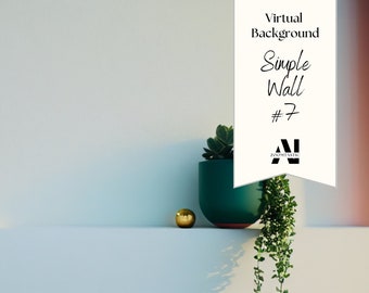 Simple Wall Zoom Background #7 | Backdrop for Video Call | Zoom Home Office Background | Virtual Office | Zoom Backdrop | Stunning AI Images