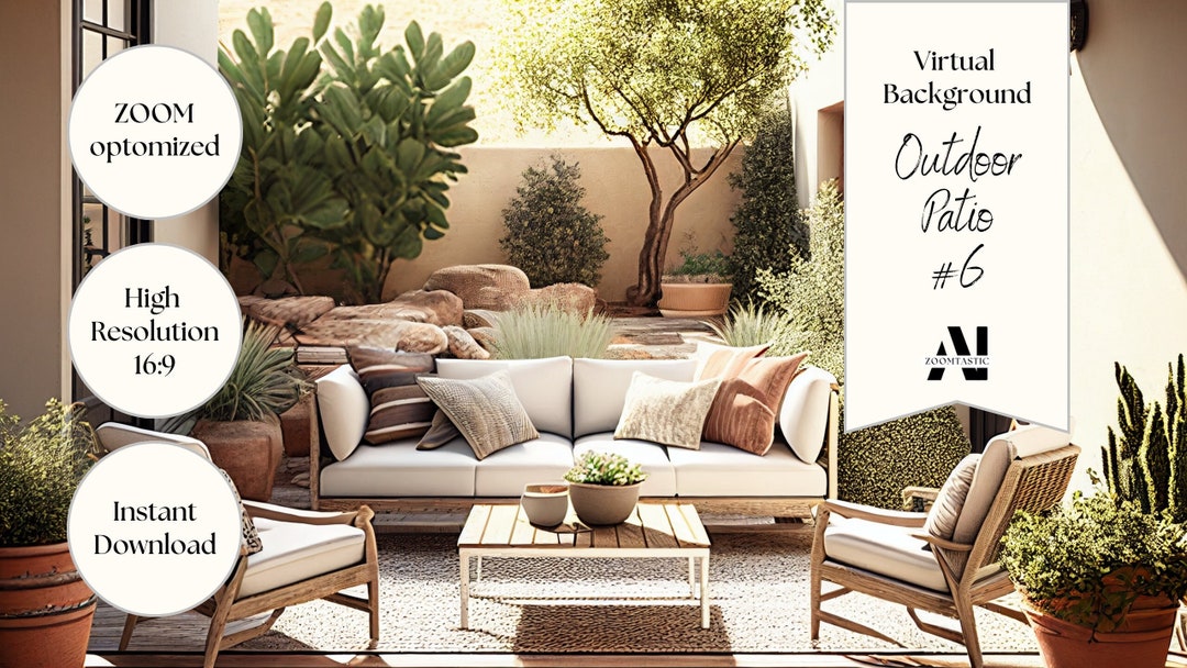 Zoom Background Outdoor Patio 6 Zoom Office Background Zoom Home Office