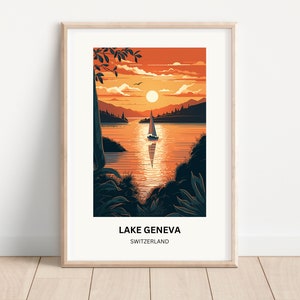 Lake Geneva | Lake Geneva Print | Lake Geneva Poster