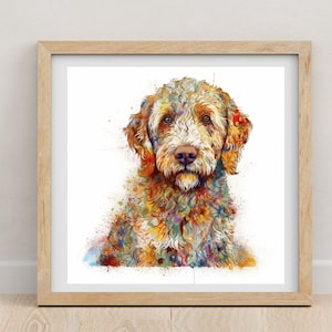 Golden Doodle print | Golden Doodle | Golden Doodle poster | watercolour print | Dog lovers | pet portrait