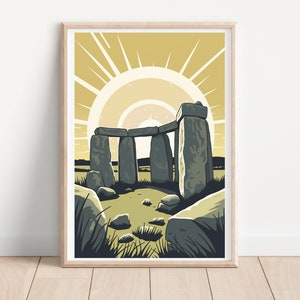 Stonehenge | Stonehenge Art | Stonehenge Print | Stonehenge Poster