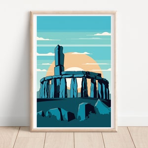 Stonehenge | Stonehenge Art | Stonehenge Print | Stonehenge Poster