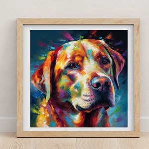 Labrador print | Labrador | Labrador poster | watercolour print | Dog lovers | pet portrait